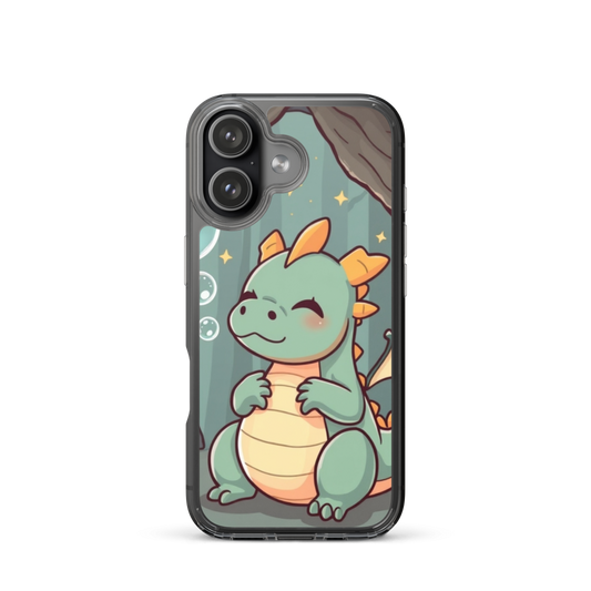 Chubby Baby Dragon Bubble Stars Phone Case for Fantasy Lovers