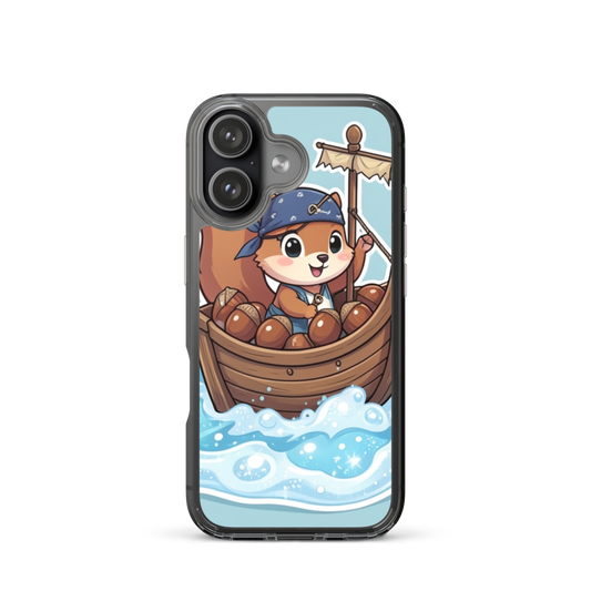 Squirrel Pirate Phone Case with Nutty Treasure Adventure