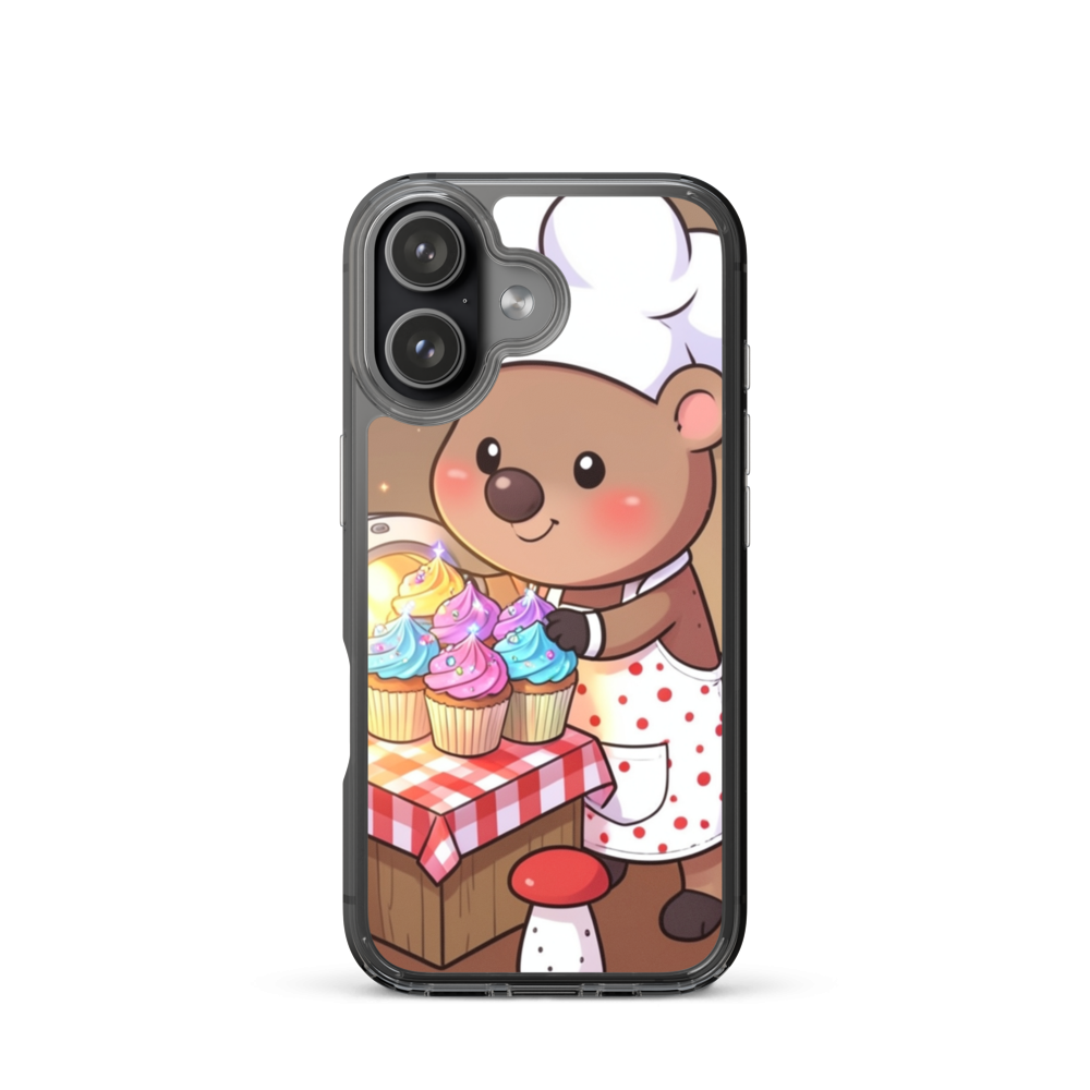 Charming Mole Baker Phone Case with Magical Cupcakes Art