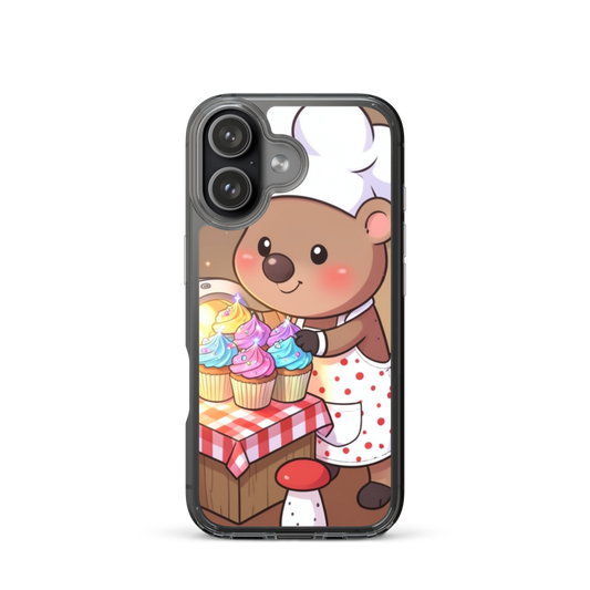 Charming Mole Baker Phone Case with Magical Cupcakes Art