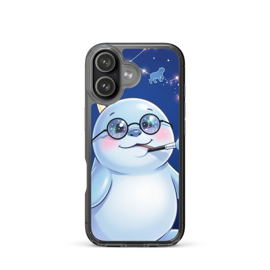 Whimsical Baby Narwhal Constellation Painting Phone Case