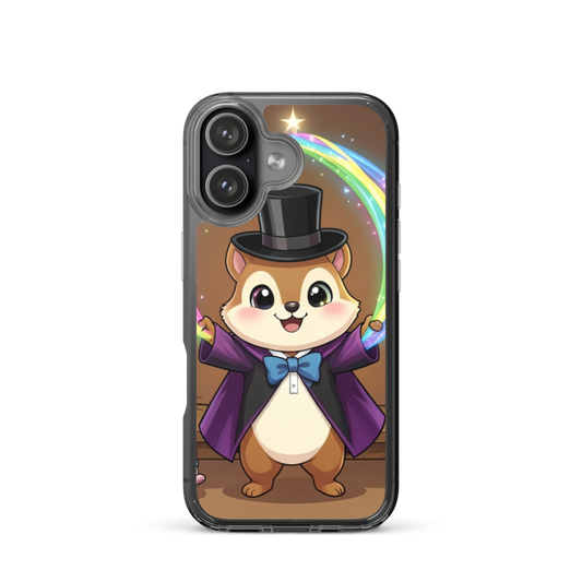 Joyful Chipmunk Magician Phone Case with Woodland Theater Magic
